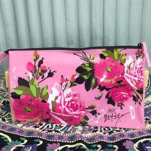 Betsey Johnson Zippered Make Up Case